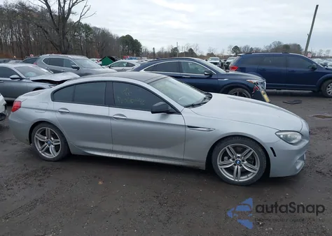 2015 BMW 640I Gran Coupe z USA, uszkodzony, nr VIN WBA6A0C51FD318612